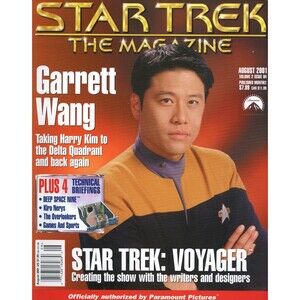 Star Trek The Magazine 2001 August Garrett Wang Harry Kim Voyager  C-9